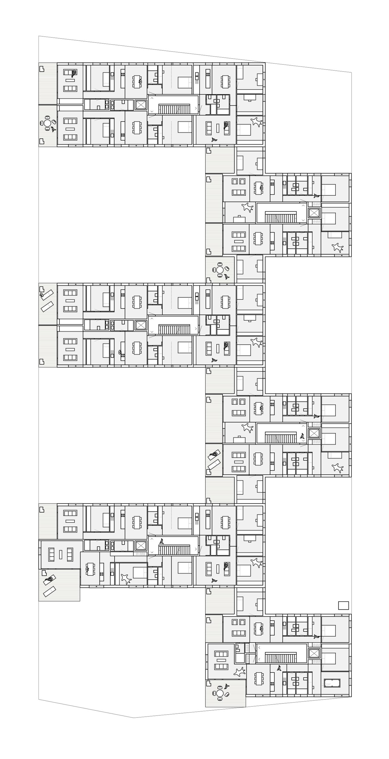 mlzd aaa Studienauftrag Areal Aarenau Obergeschoss