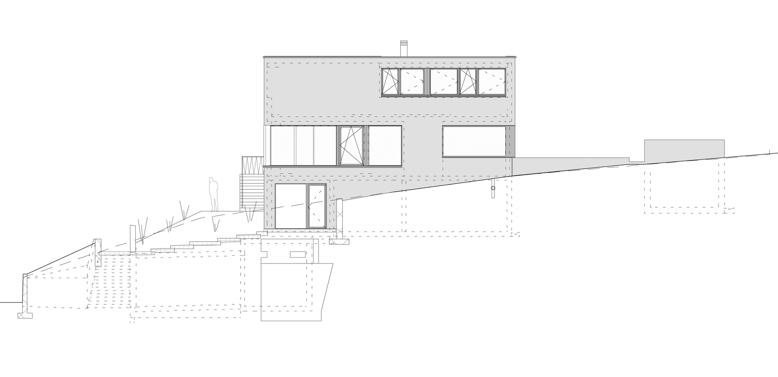 mlzd bol Wohnhaus Sonnenrain Bollingen Ansicht