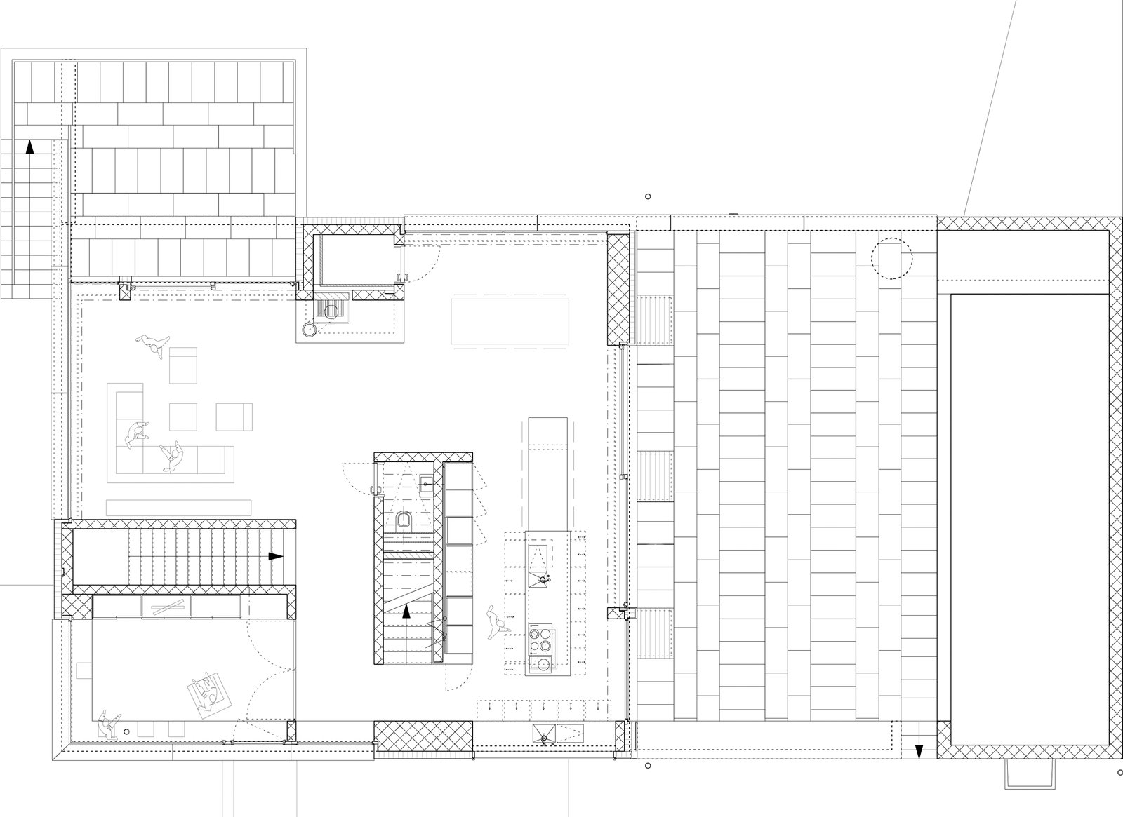 mlzd bol Wohnhaus Sonnenrain Grundriss Wohngeschos