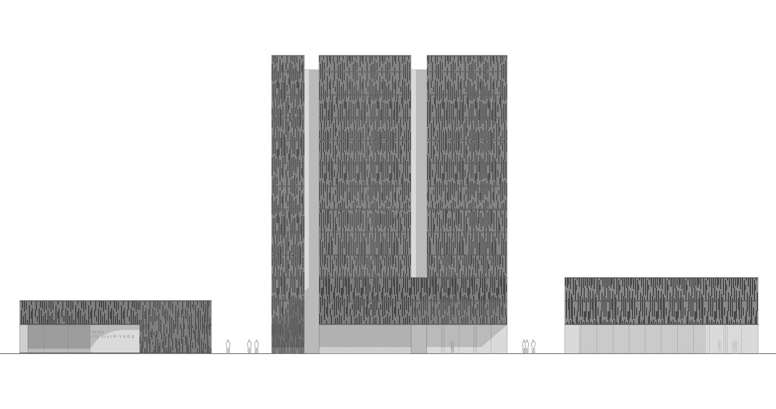 mlzd brb Kongresshotel Biel Nordfassade Ansicht