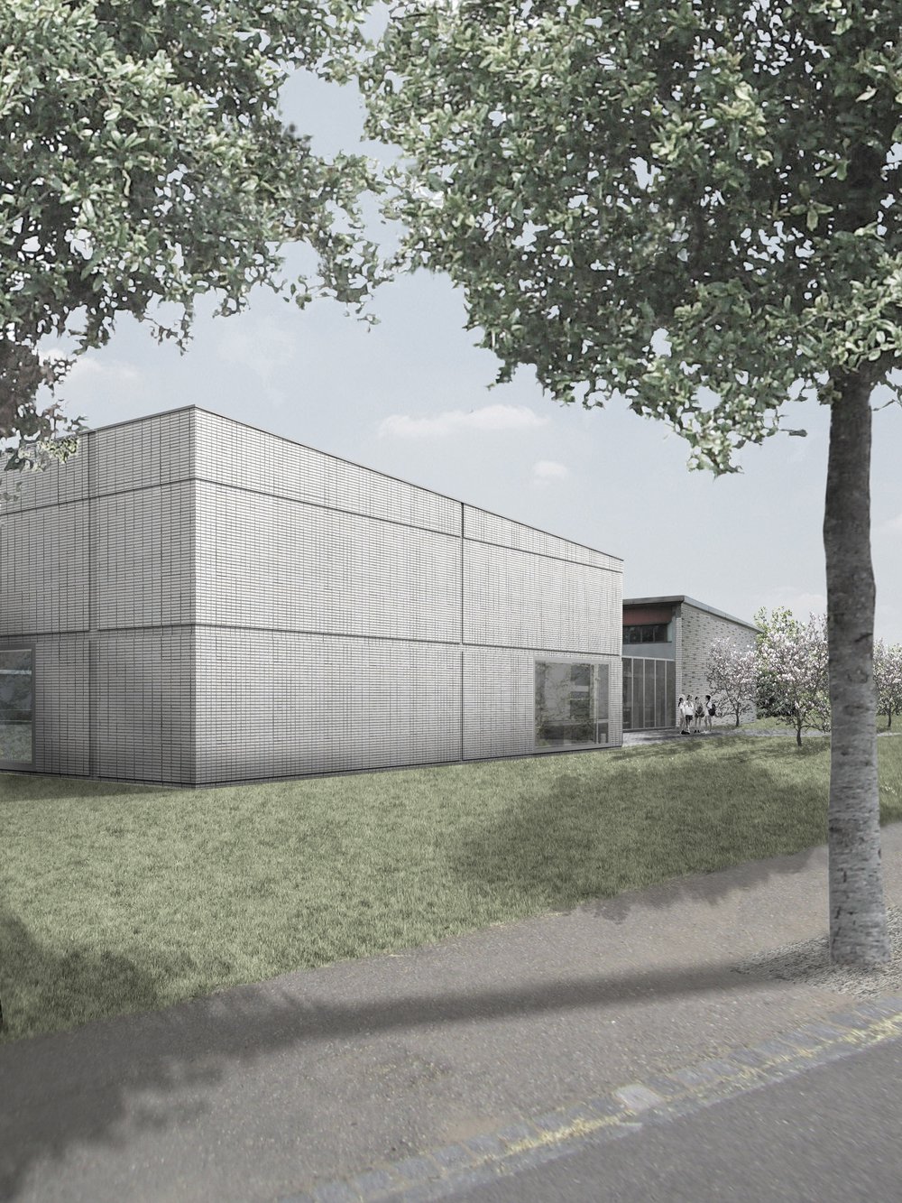TURNHALLE SCHULHAUS CHÂELET, Neubau