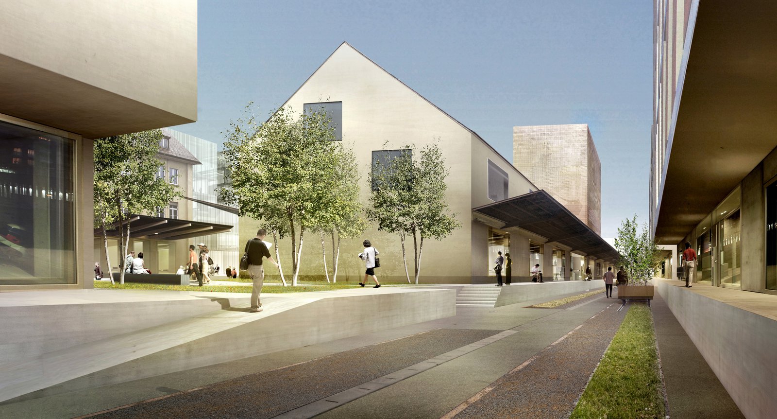 mlzd drei Hochschule für Gestaltung Basel aussen