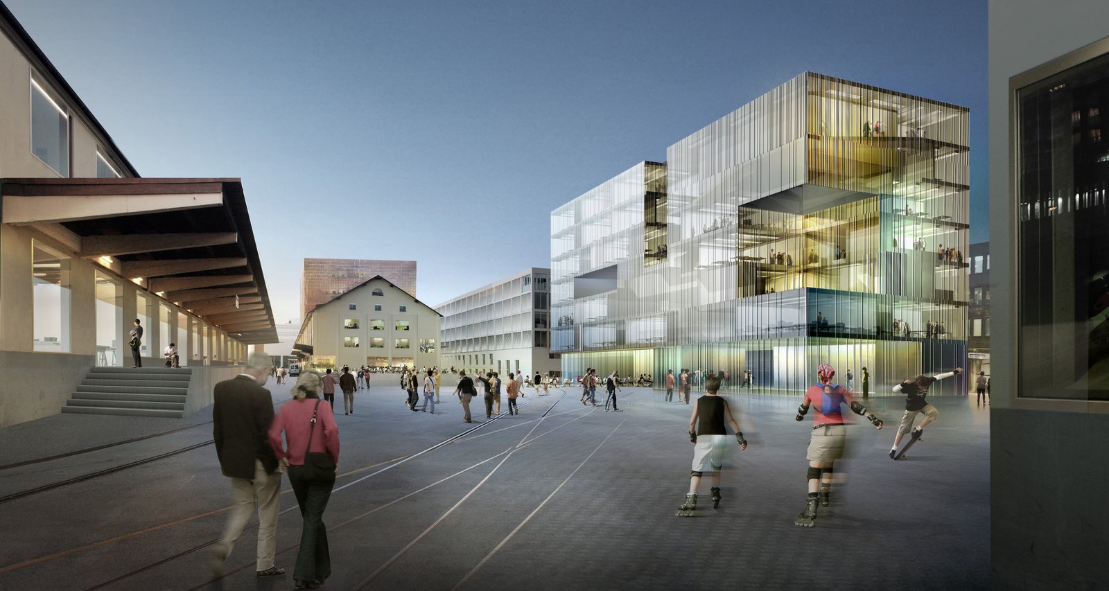 mlzd drei Hochschule für Gestaltung Basel aussen