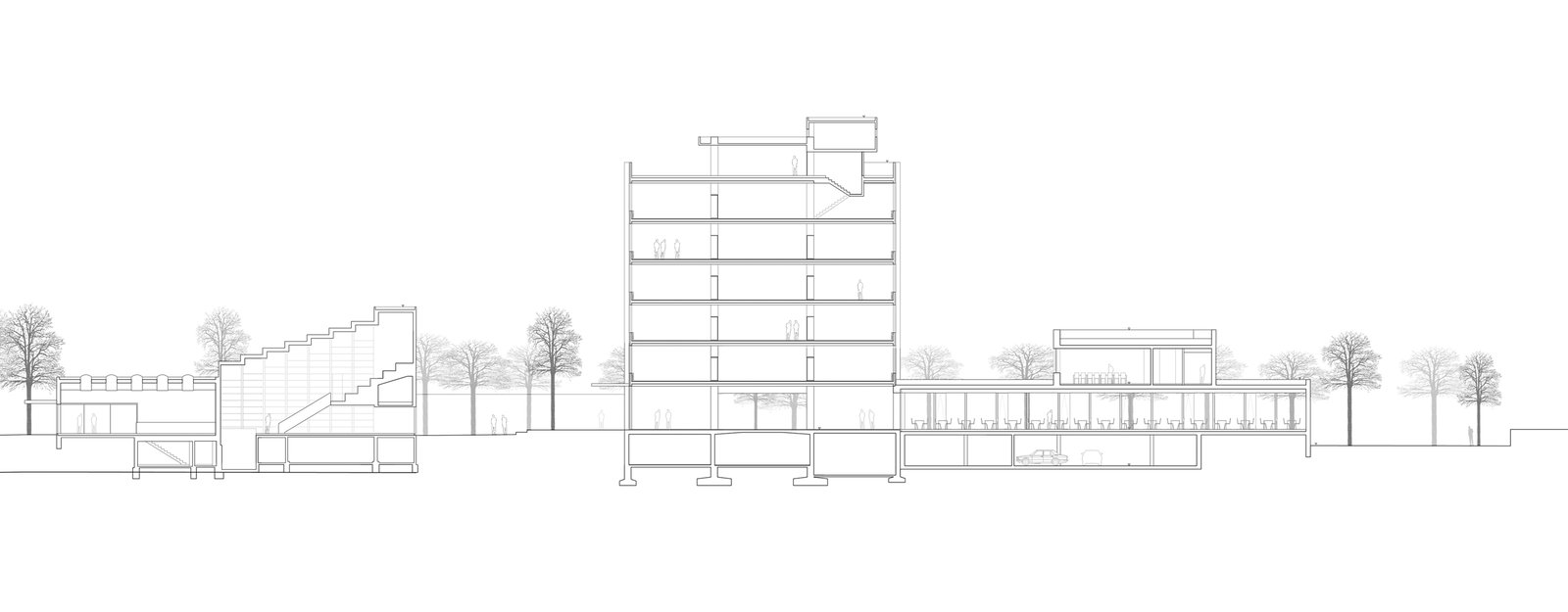 mlzd ebsa Erweiterung Berufsschule Aarau Schnitt