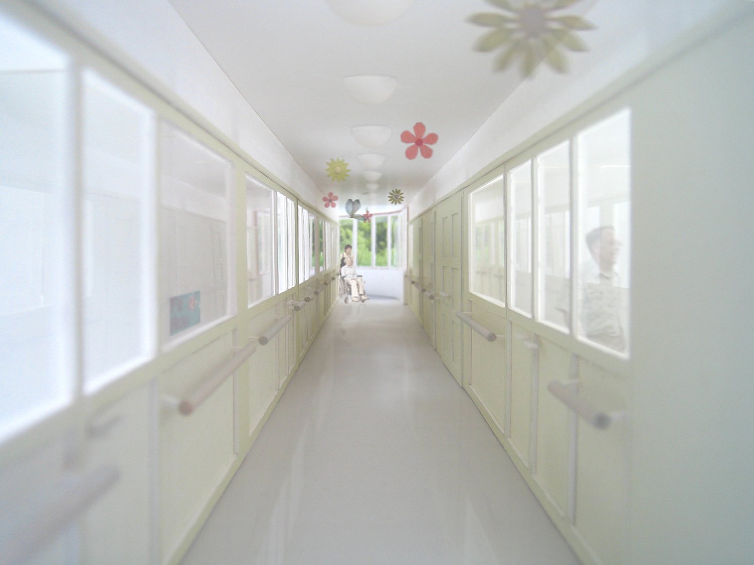 mlzd elf Sanierung Pflegezentrum Elfenau Gang