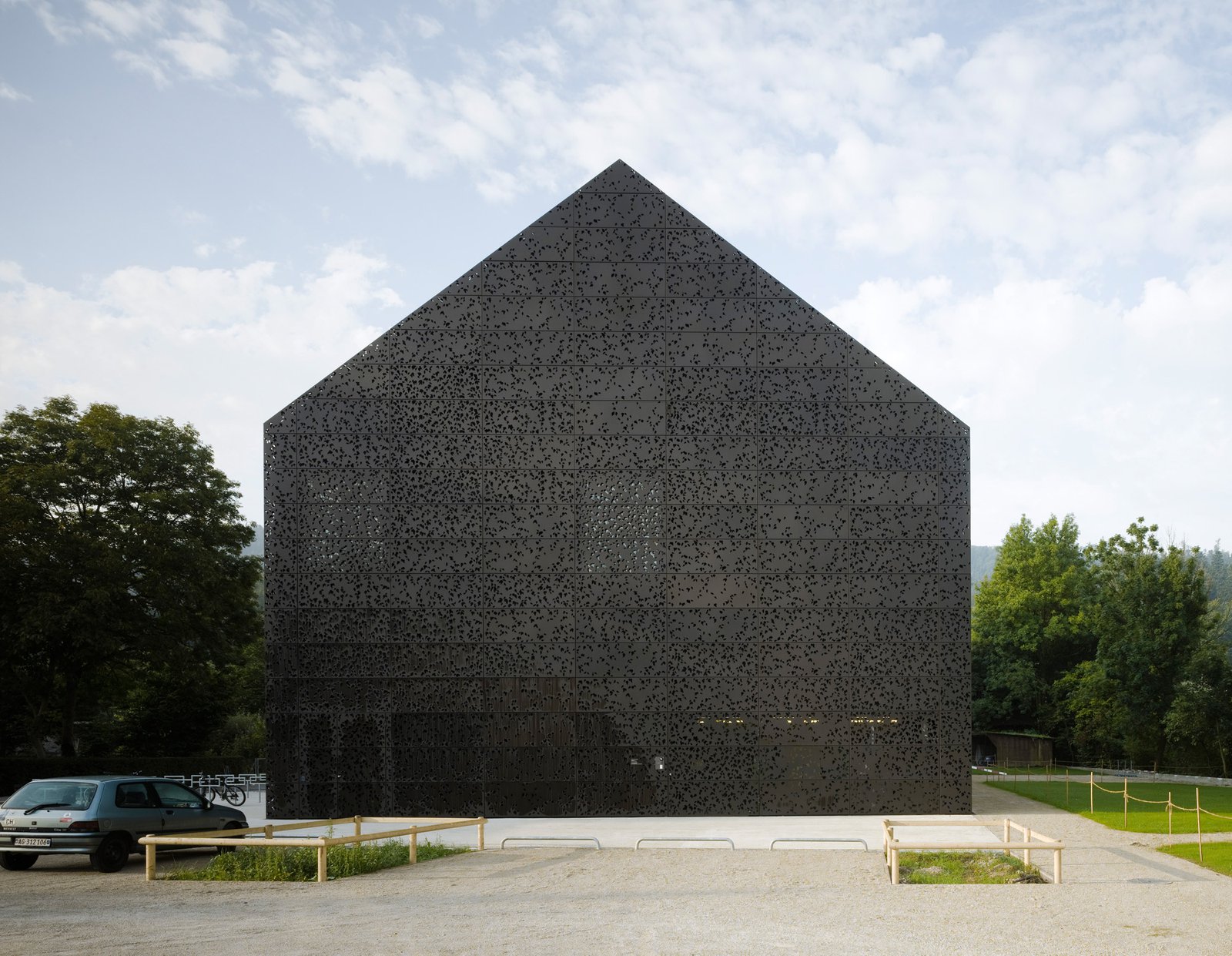 mlzd emw Einbau Mensa Kantonsschule Nordfassade