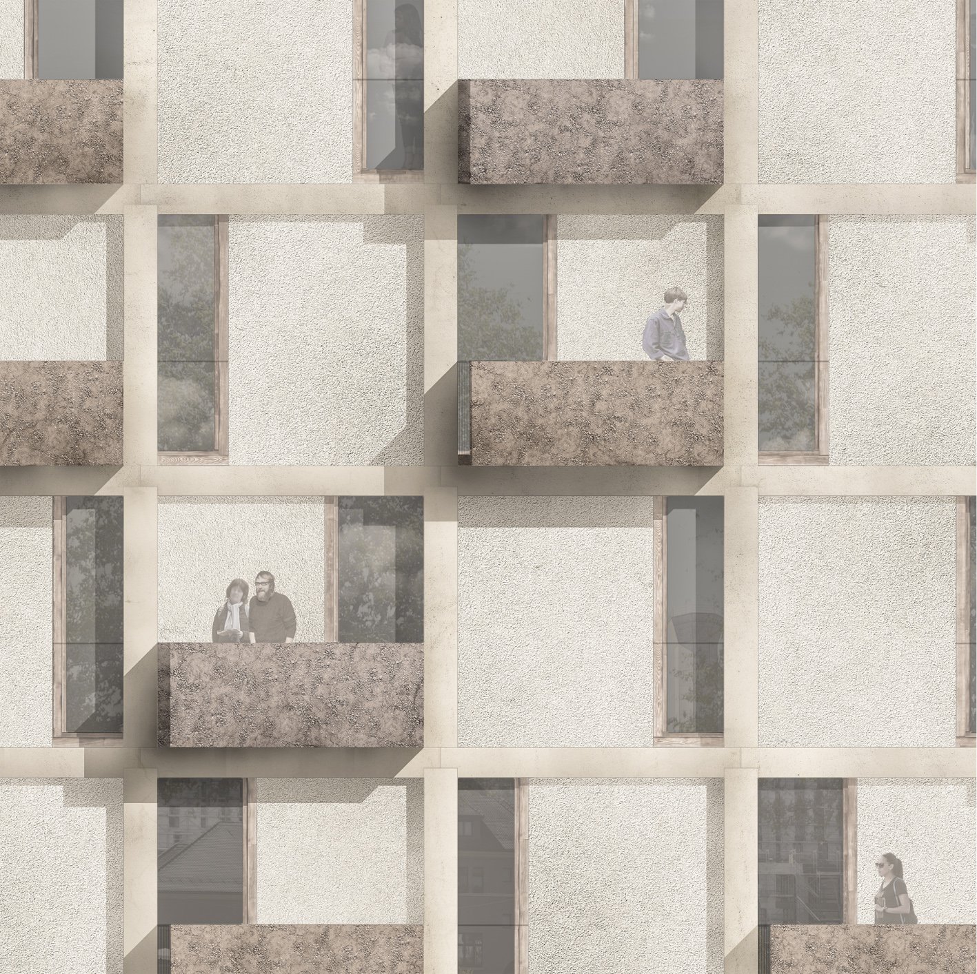 mlzd eob Erlenmatt Neubau Fassade