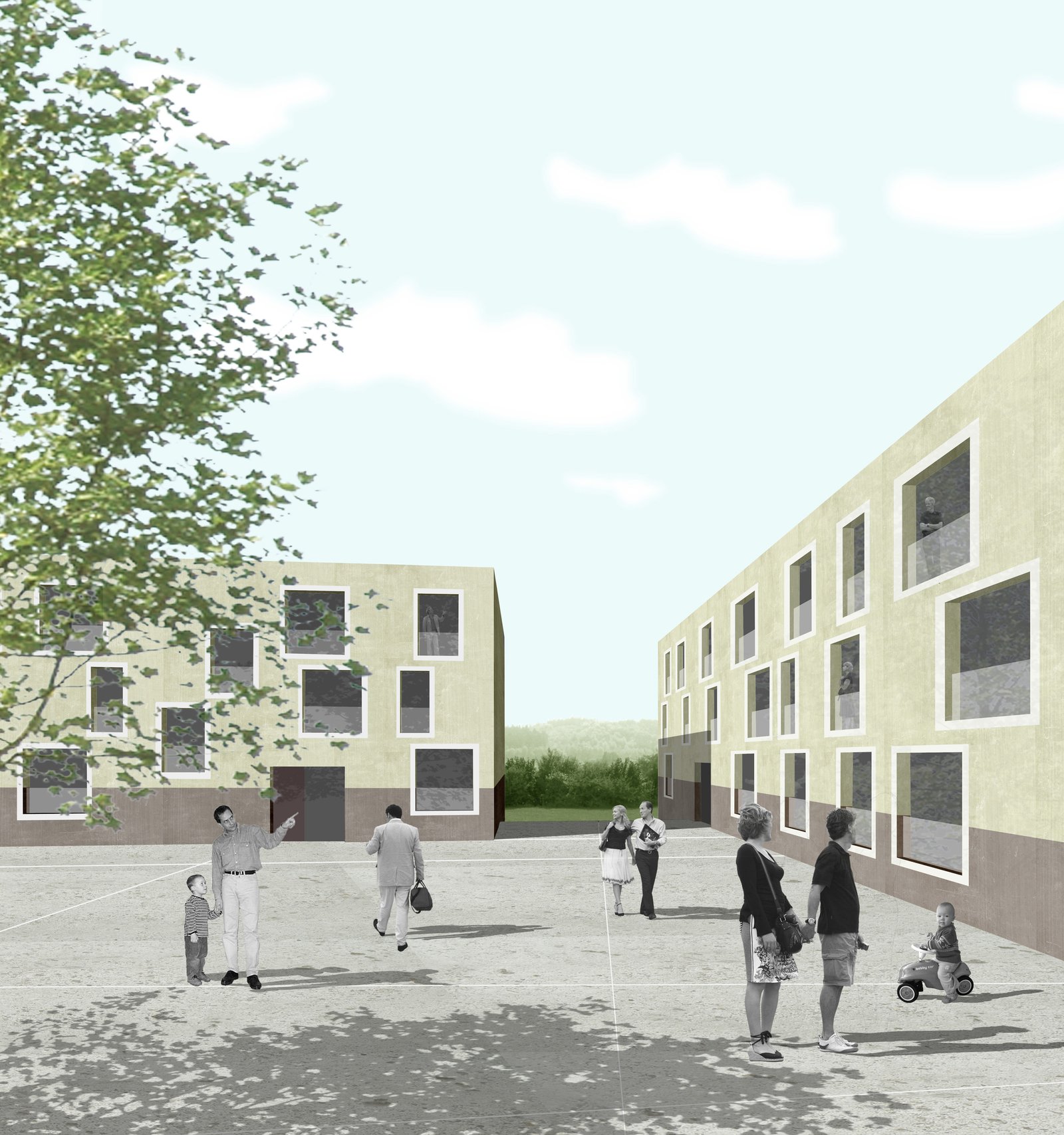 mlzd froeh Wohnungsüberbauung Biel aussen