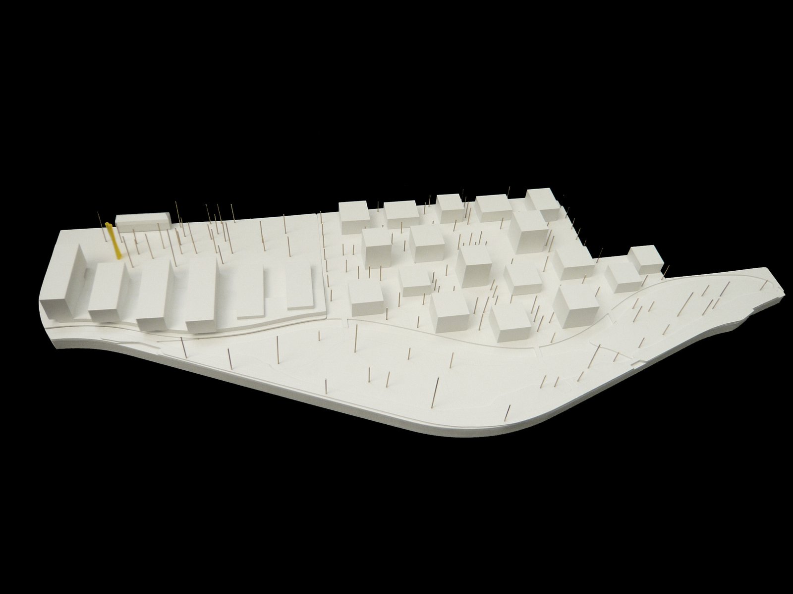 mlzd gygax Städtebau Gygax-Areal Biel Modell