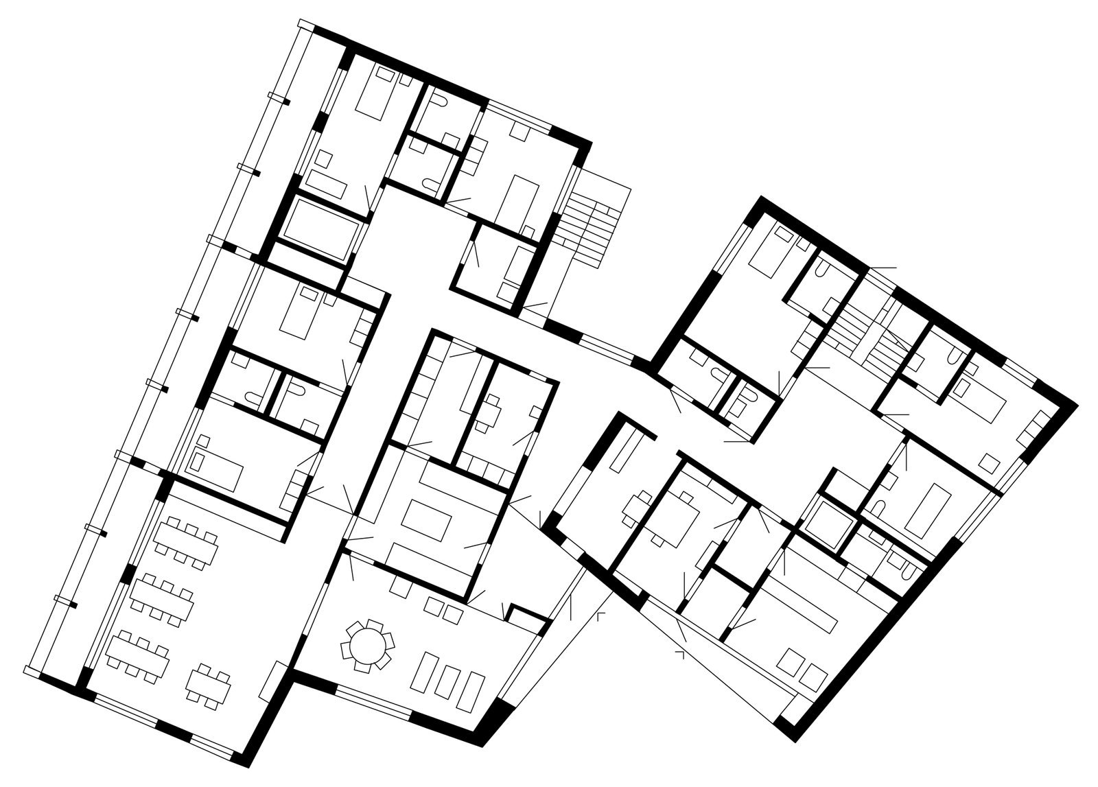mlzd hengert Neubau Alterswohnungen Obergeschoss