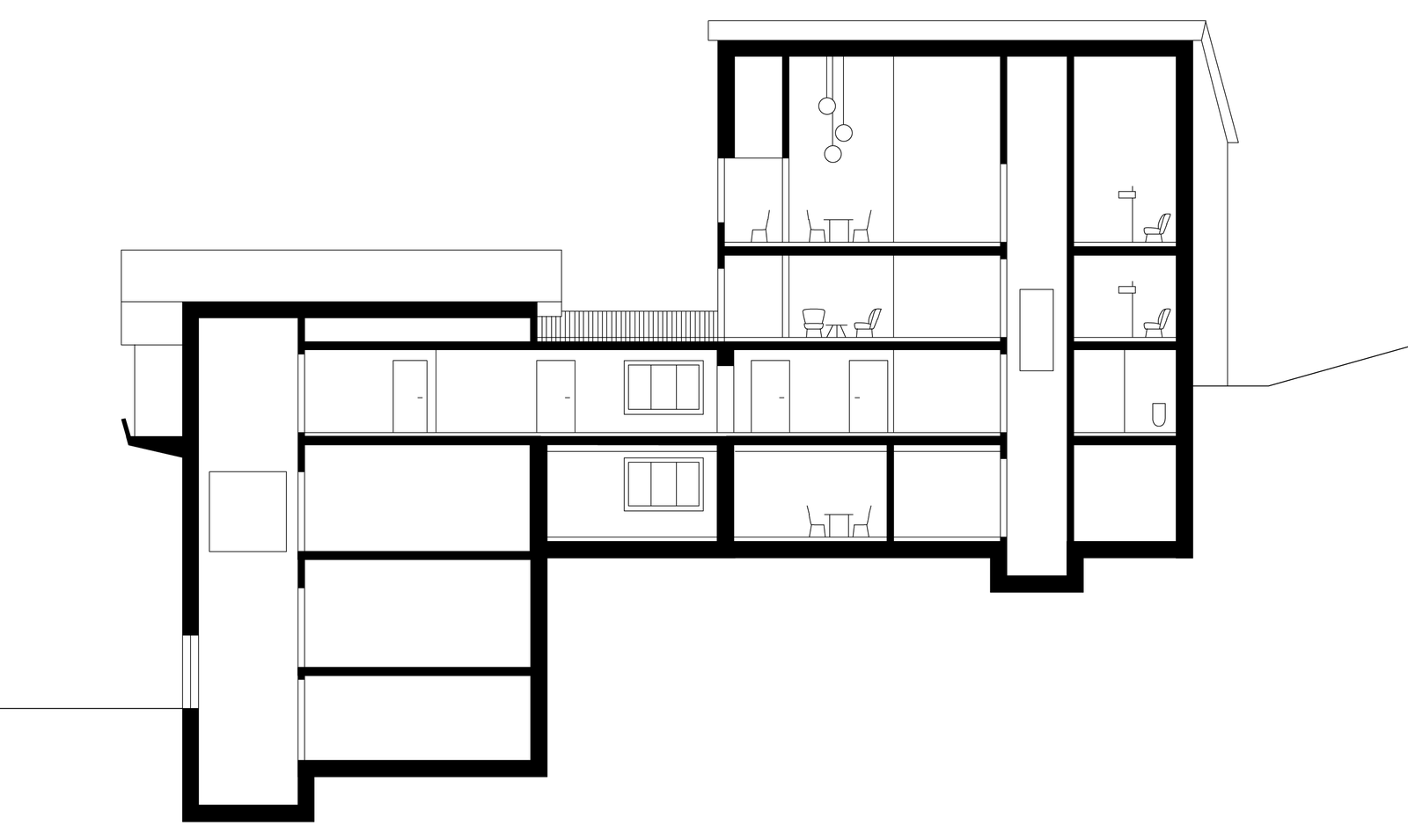 mlzd hengert Neubau Alterswohnungen Schnitt