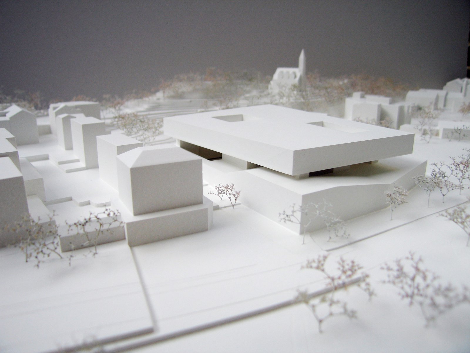 mlzd hsm Wettbewerb Hallenbad Sportzentrum Modell