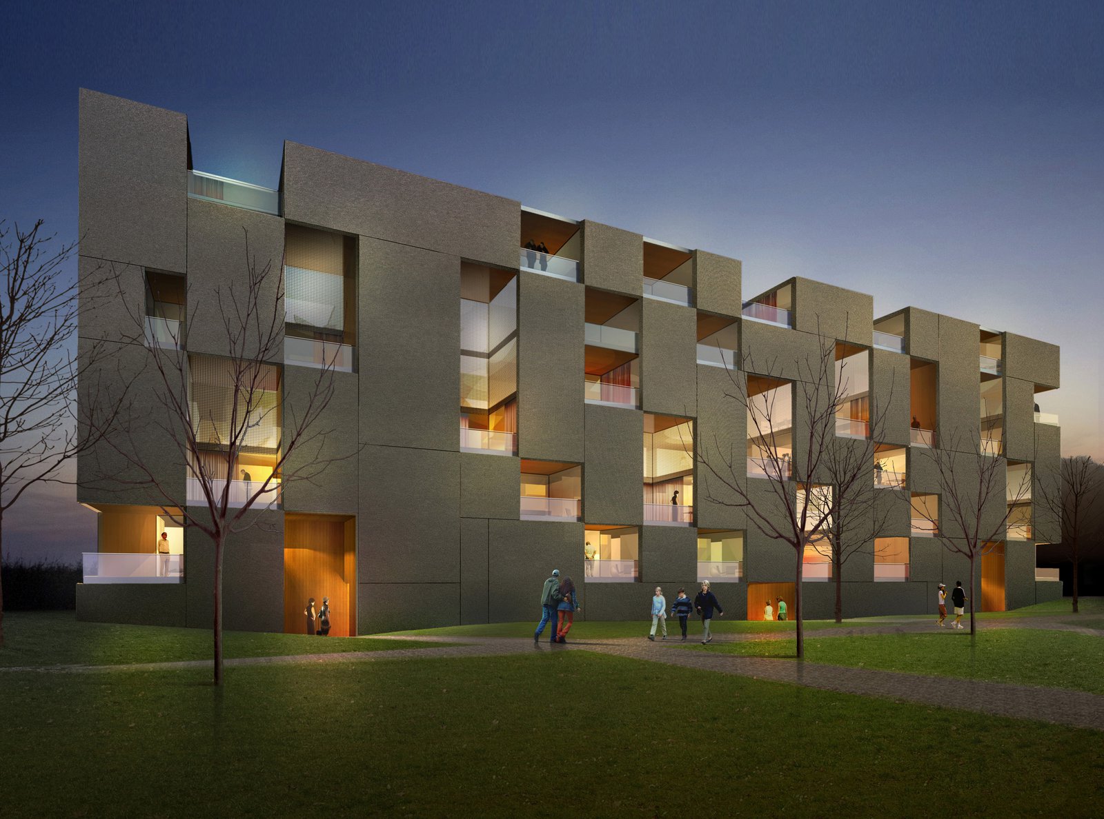 mlzd intex Wohnungsbauten Köniz aussen
