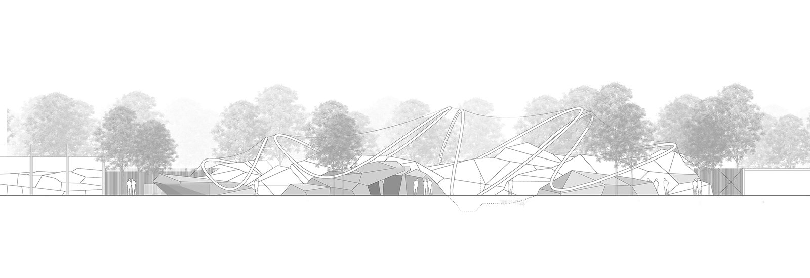 mlzd leo Leopardengehege Tierpark Bern Ansicht