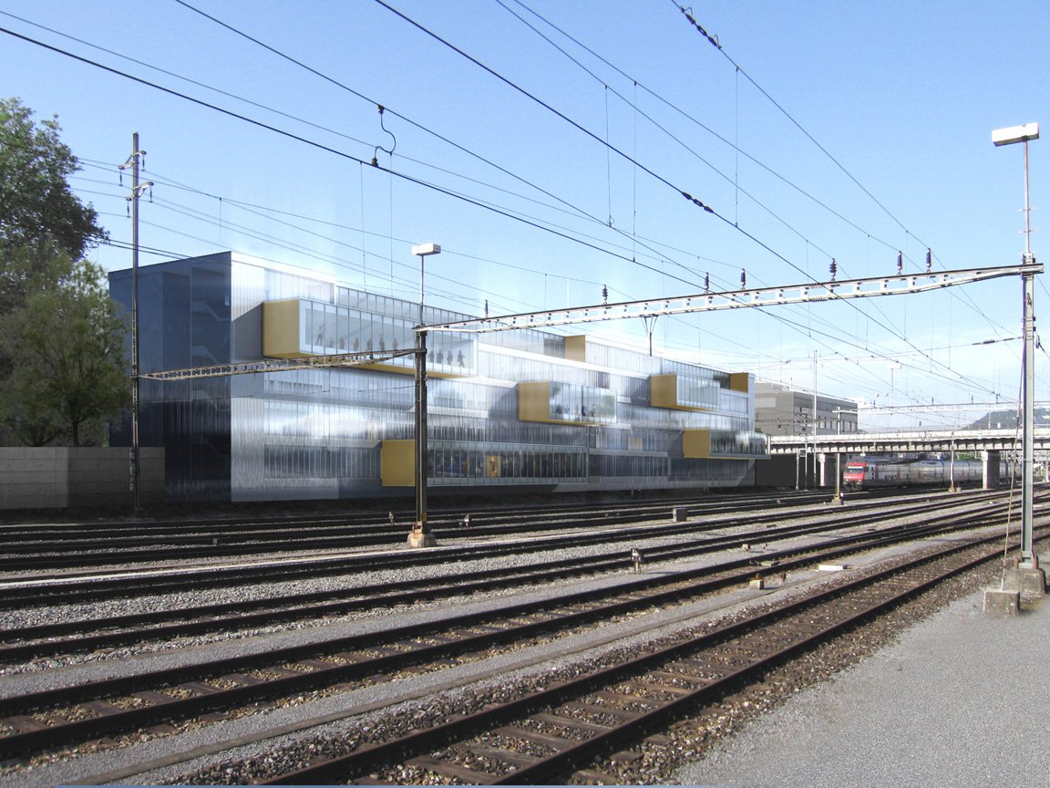 mlzd los Hauptsitz Losinger Construction AG Geleis