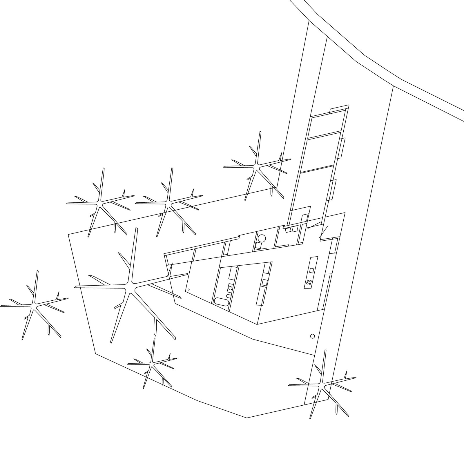 mlzd mbn Neubau Haus Brauen/Mathys Erdgeschoss