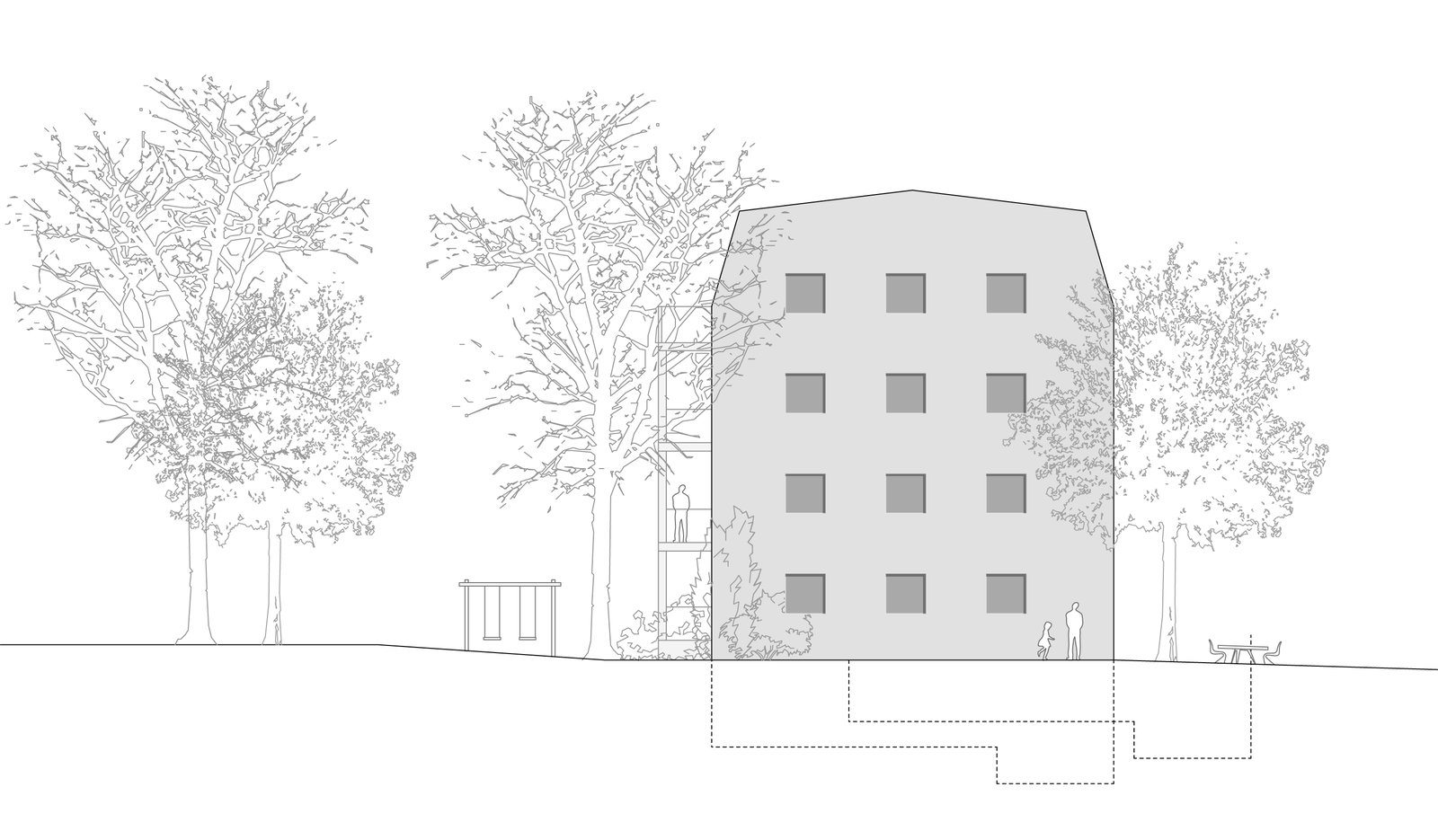 mlzd met Siedlung Narzissenweg Biel Ansicht