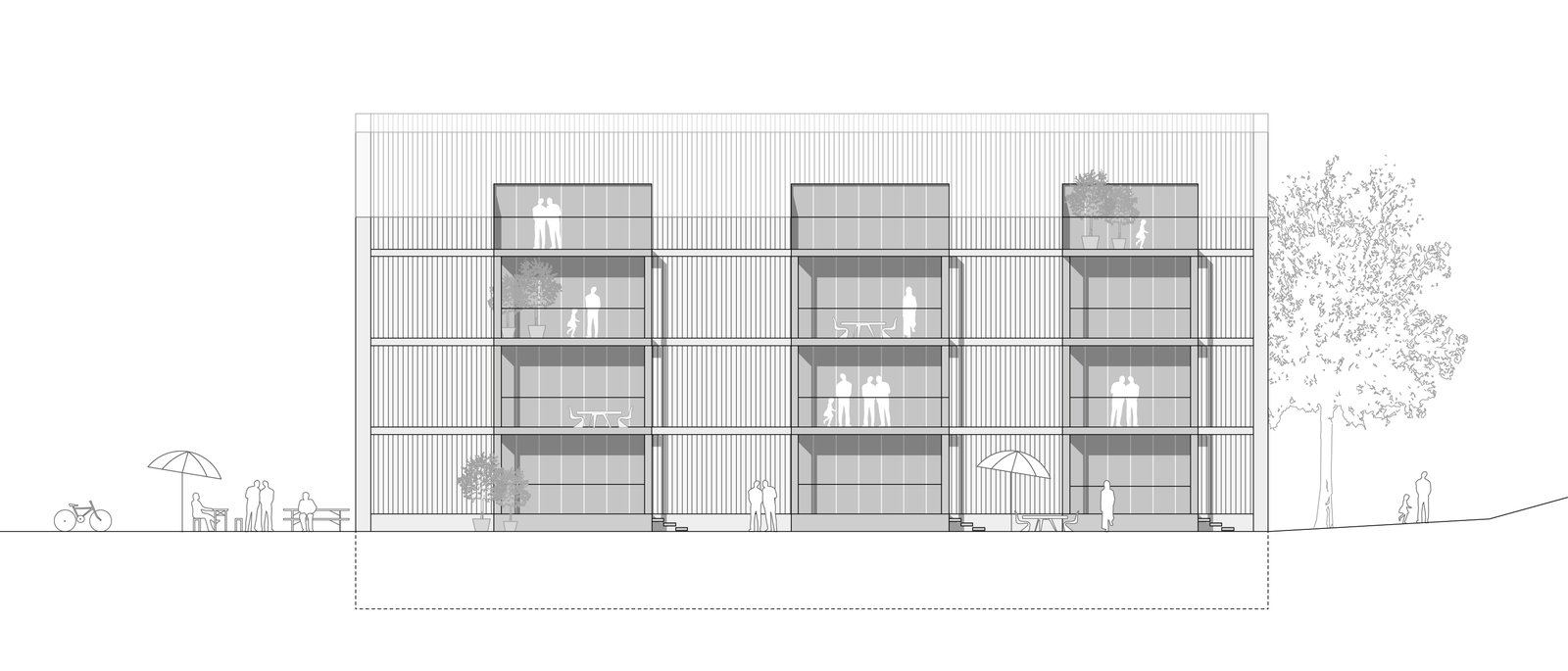 mlzd met Siedlung Narzissenweg Biel Ansicht