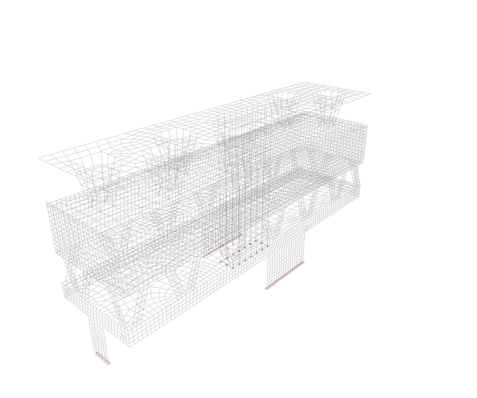 Mensa und Mediothek Kantonsschule Tragwerk