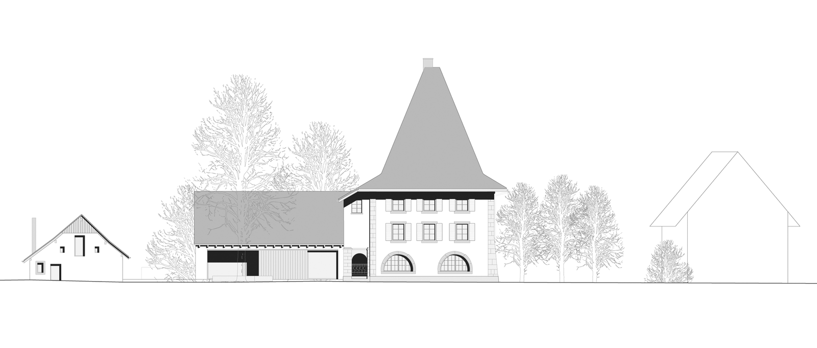 mlzd mun Schulhaus Muntelier Ansicht