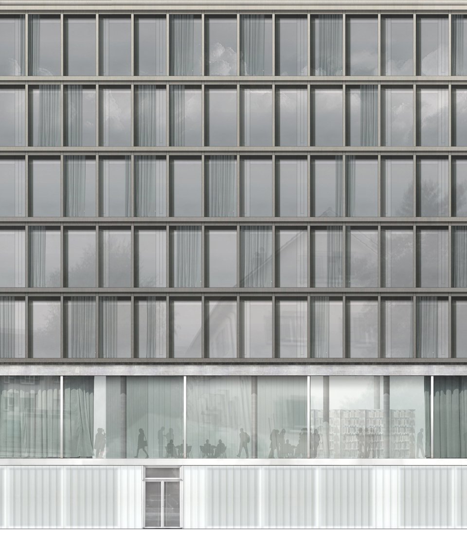 mlzd ncb Campus Biel Fassade