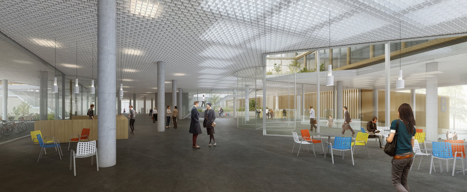 mlzd ncb Campus Biel Innenvisualisierung