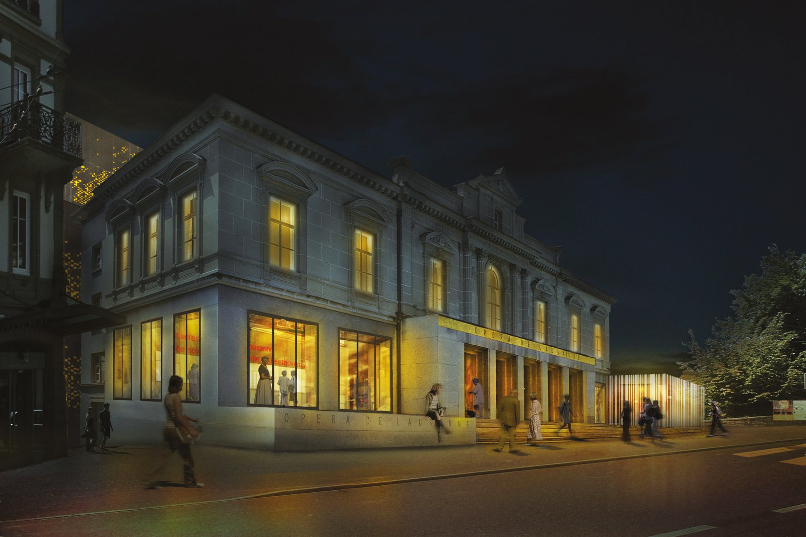 mlzd opera Erweiterung der Oper in Lausanne
