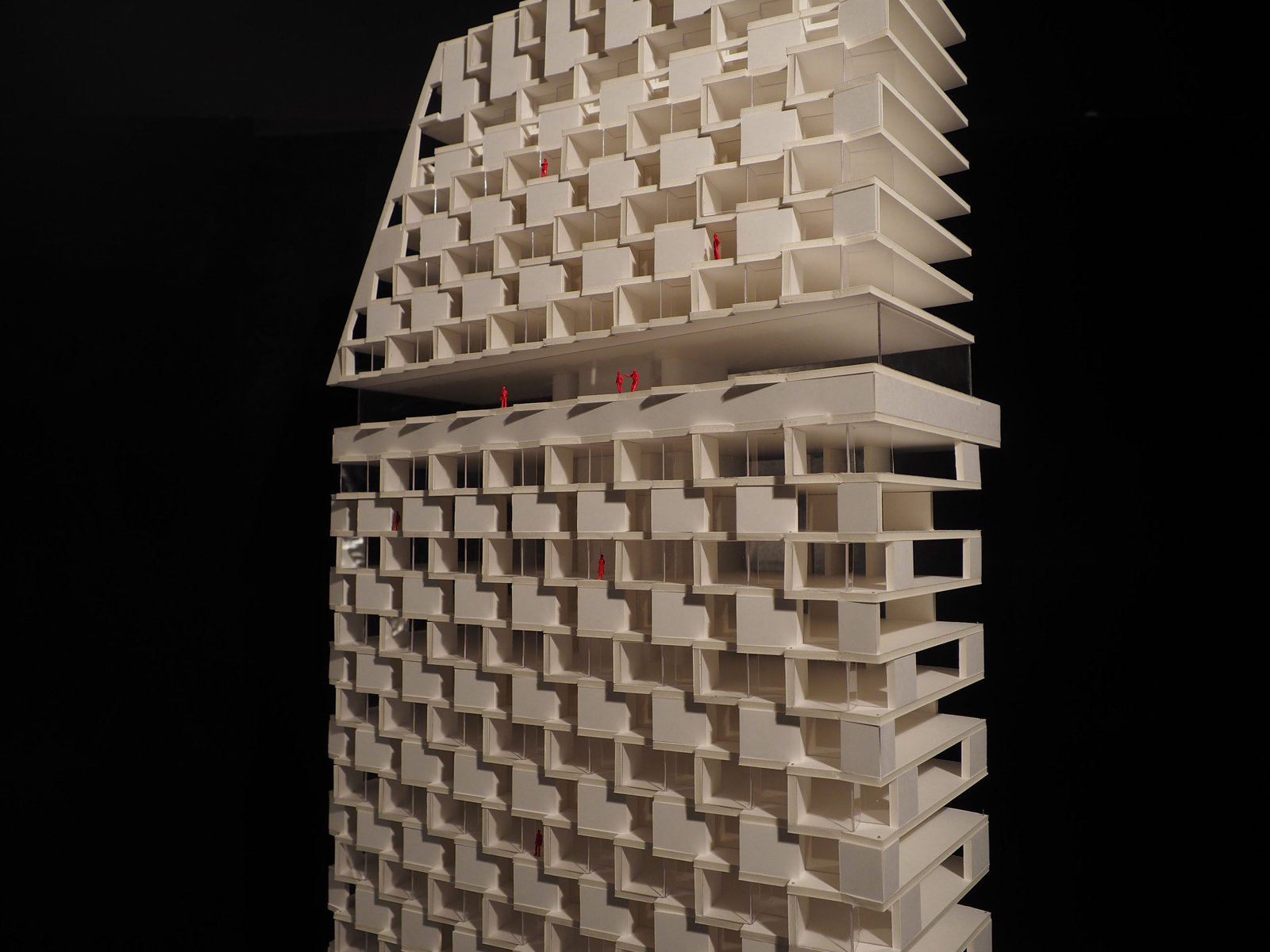 mlzd ptf Porsche Tower Neubau Arbeitsmodell