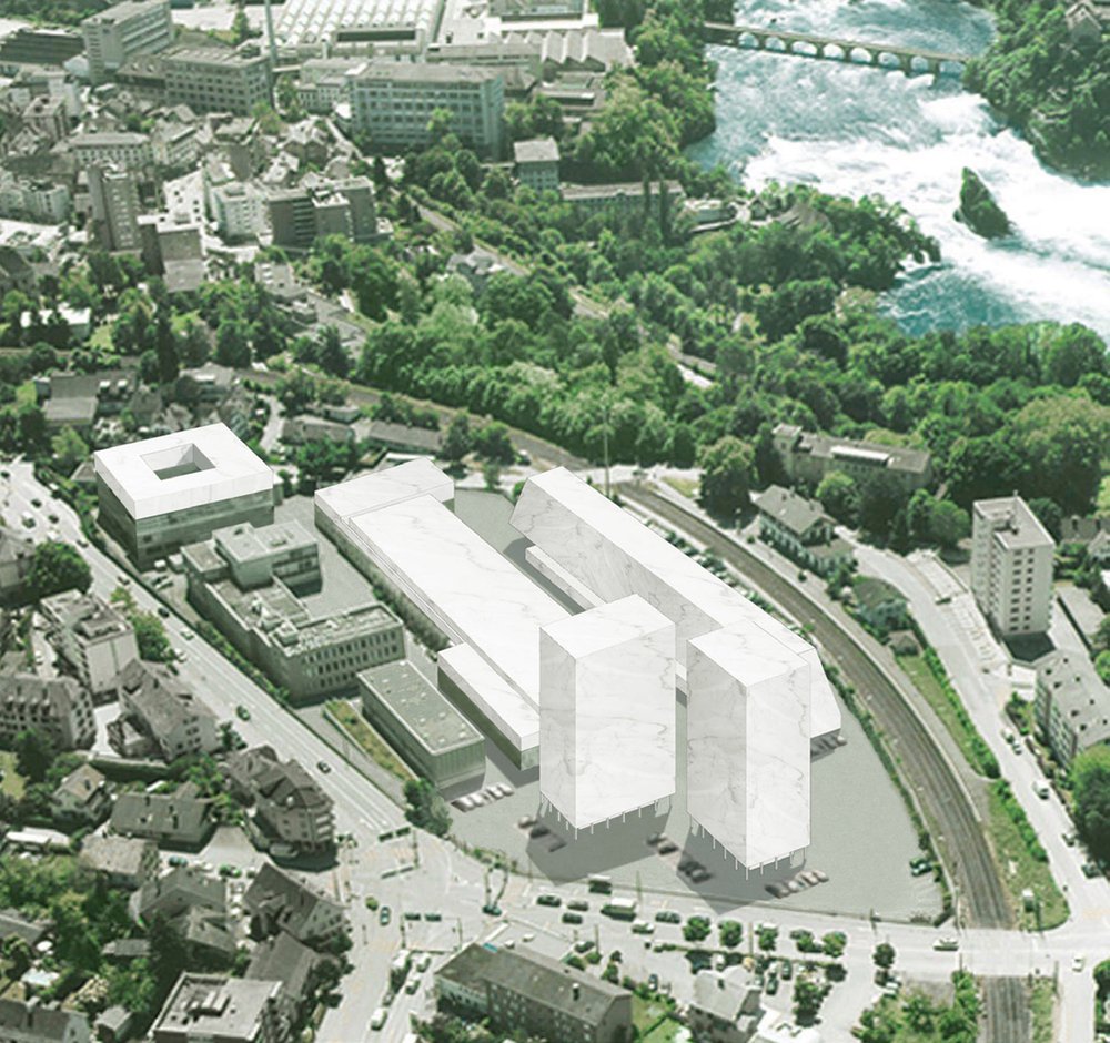 RHY-TECH-AREAL, städtebauliche Studie