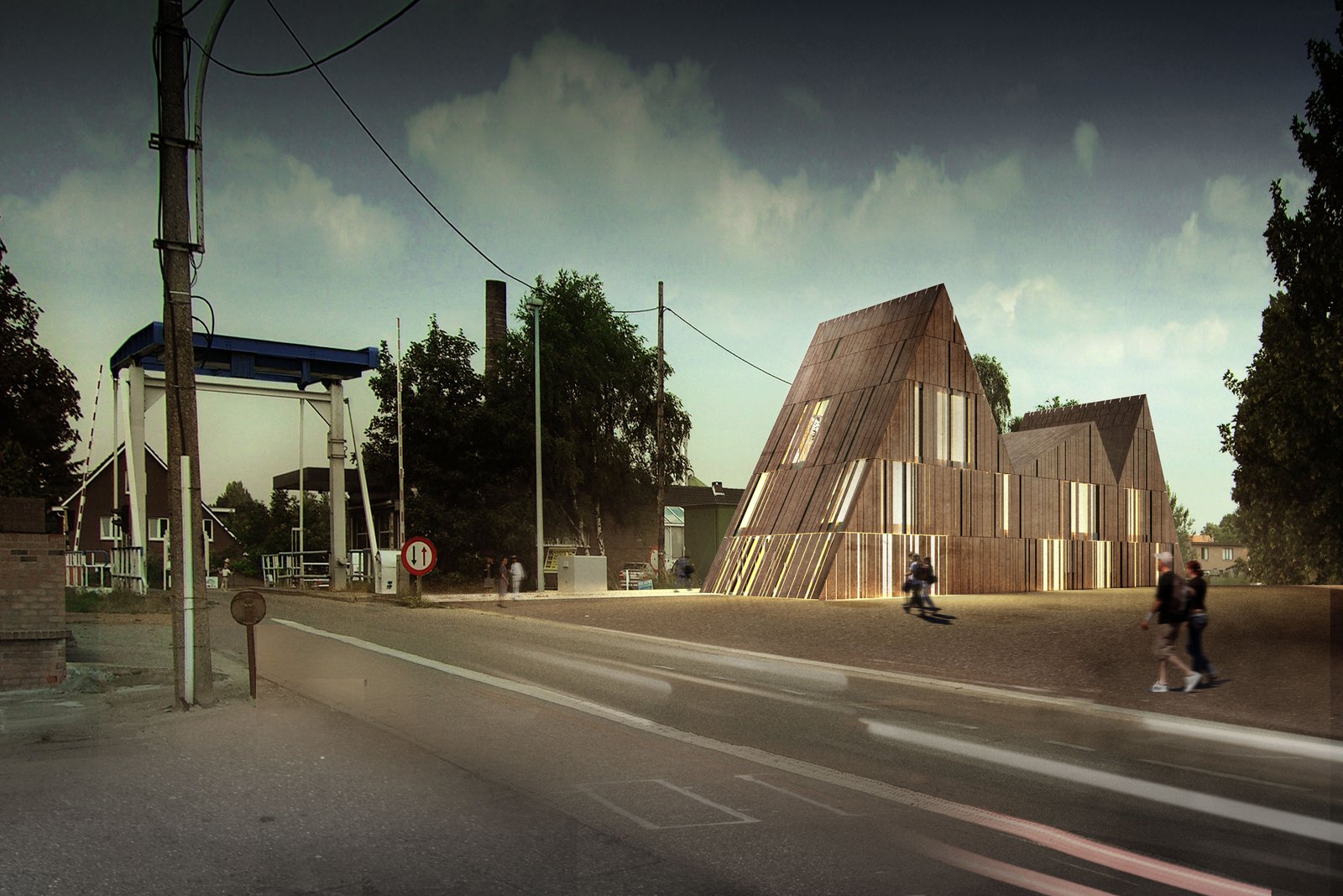 mlzd rijke Wettbewerb Schleusenwaertergebaeude