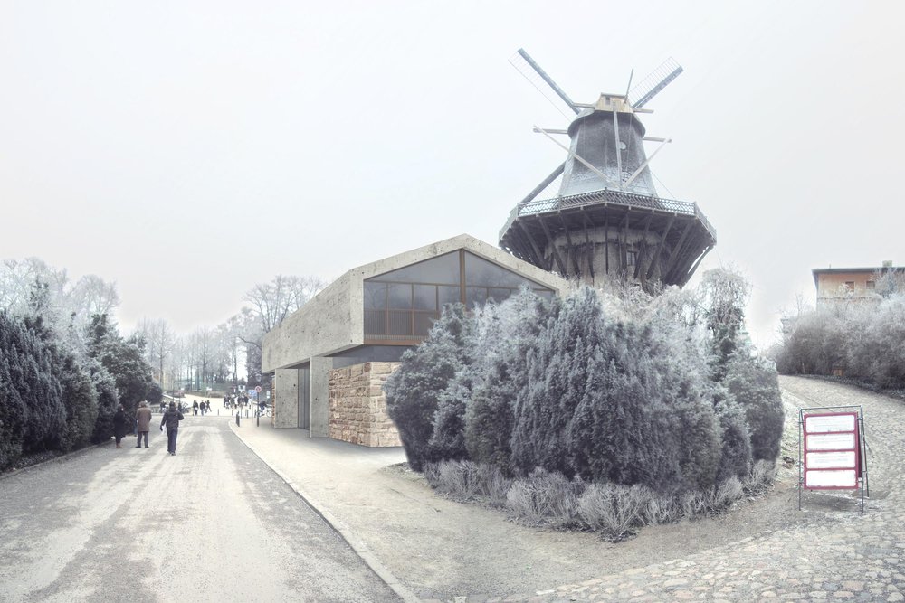 SCHWEIZERHAUS - BESUCHERZENTRUM SCHLOSS SANSSOUCI, Neubau
