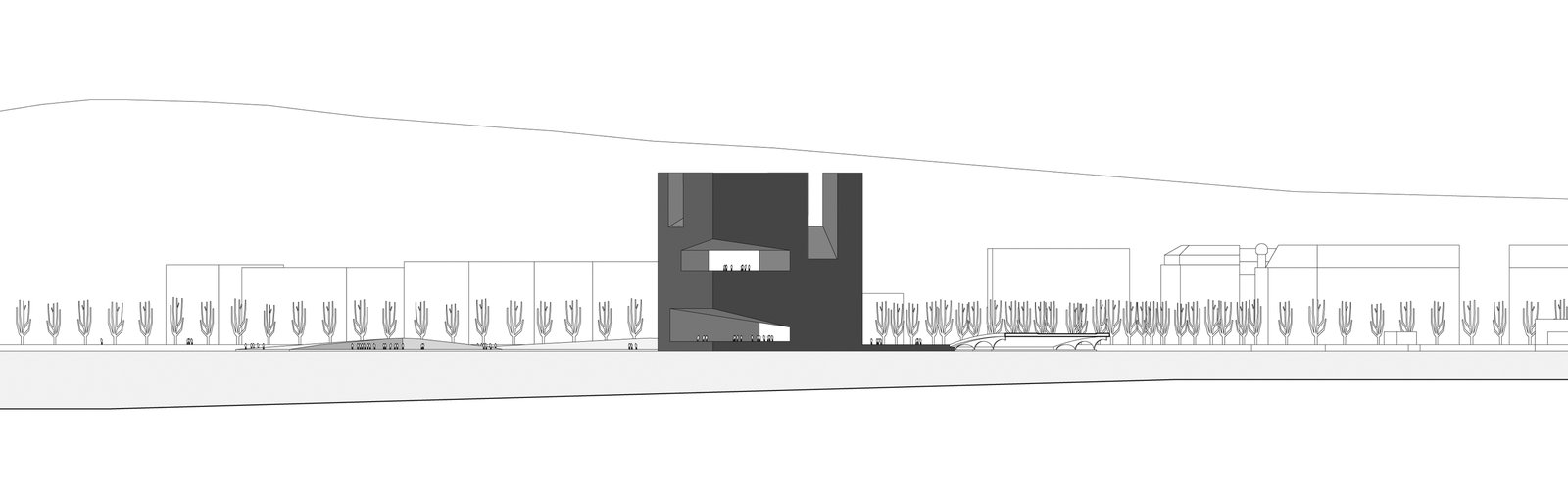 mlzd sbz Studie Buerkliplatz Ostfassade