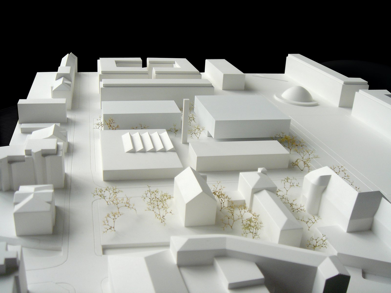 mlzd shb Wettbewerb Sporthalle Biel Modell