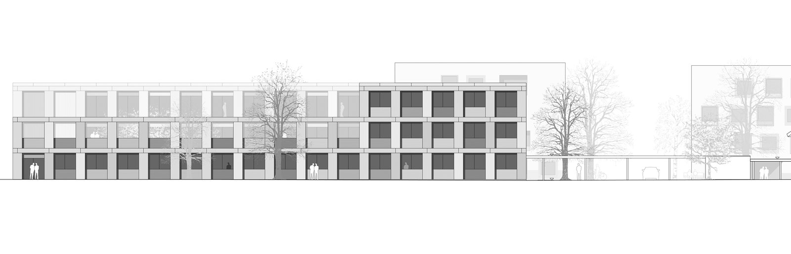 mlzd shw Ersatzneubauten Seelandheim Ansicht