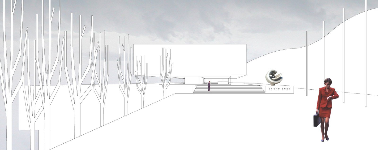 mlzd sm Verwaltungsgebäude BASPO Perspektive