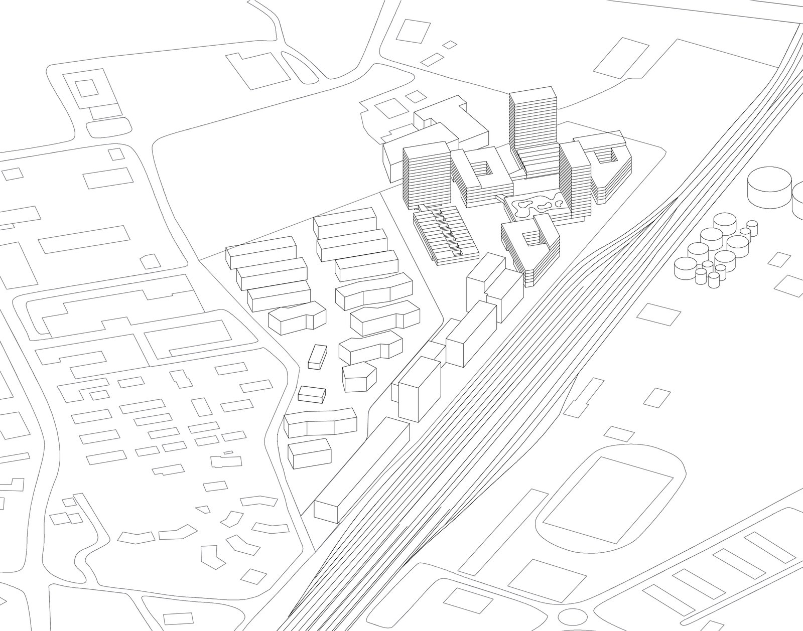 mlzd sur Bebauungsplan Langweid Isometrie