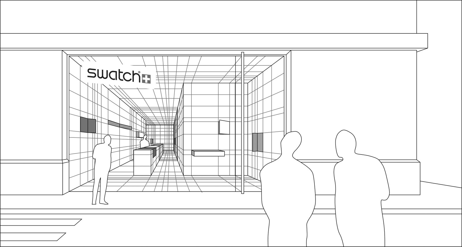 mlzd Swatch Store Design Ansicht