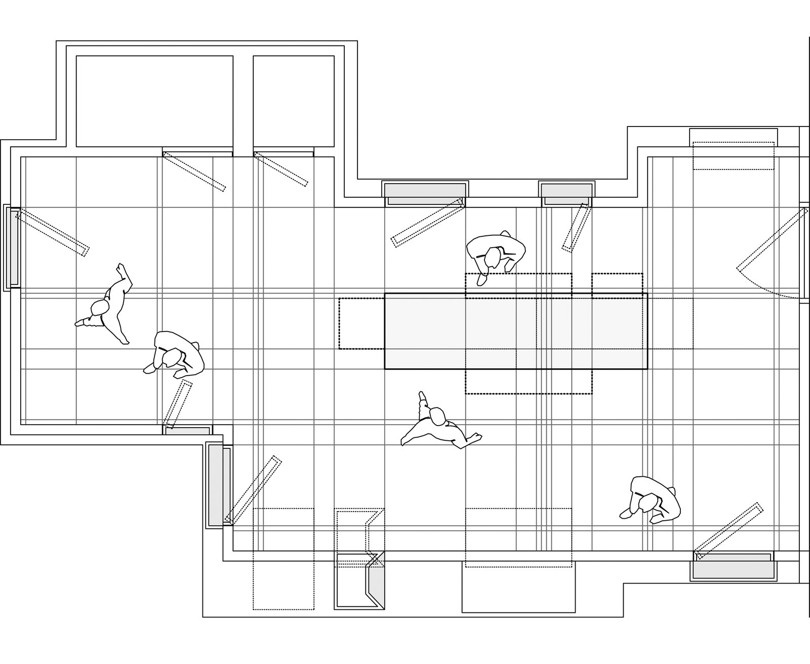mlzd Swatch Store Design Grundriss