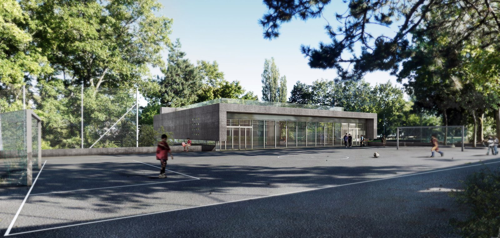 mlzd swb Schulanlage Walkermatte aussen