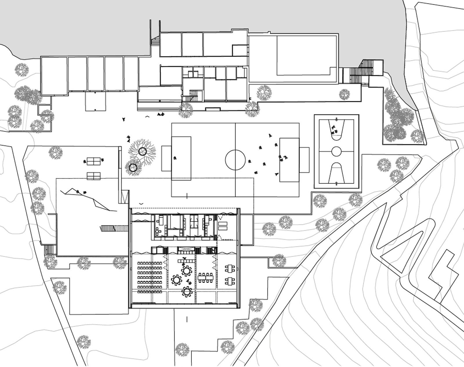 mlzd swb Schulanlage Walkermatte Erdgeschoss