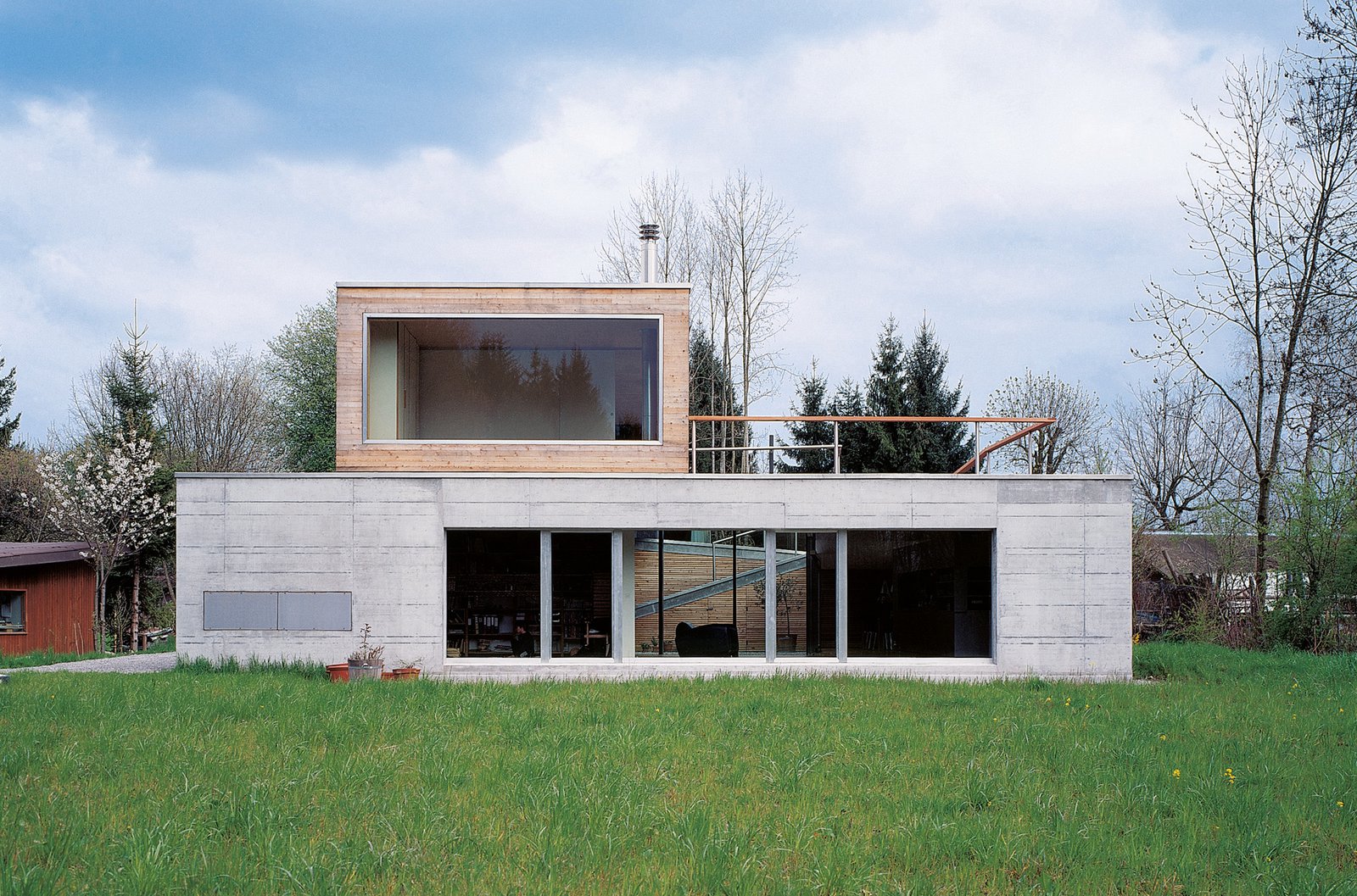mlzd tri Neubau Haus Treffer Aussenfront