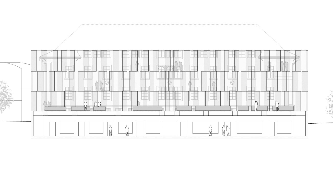 mlzd Tribunal Bezirksgebäude Bülach Schnitt