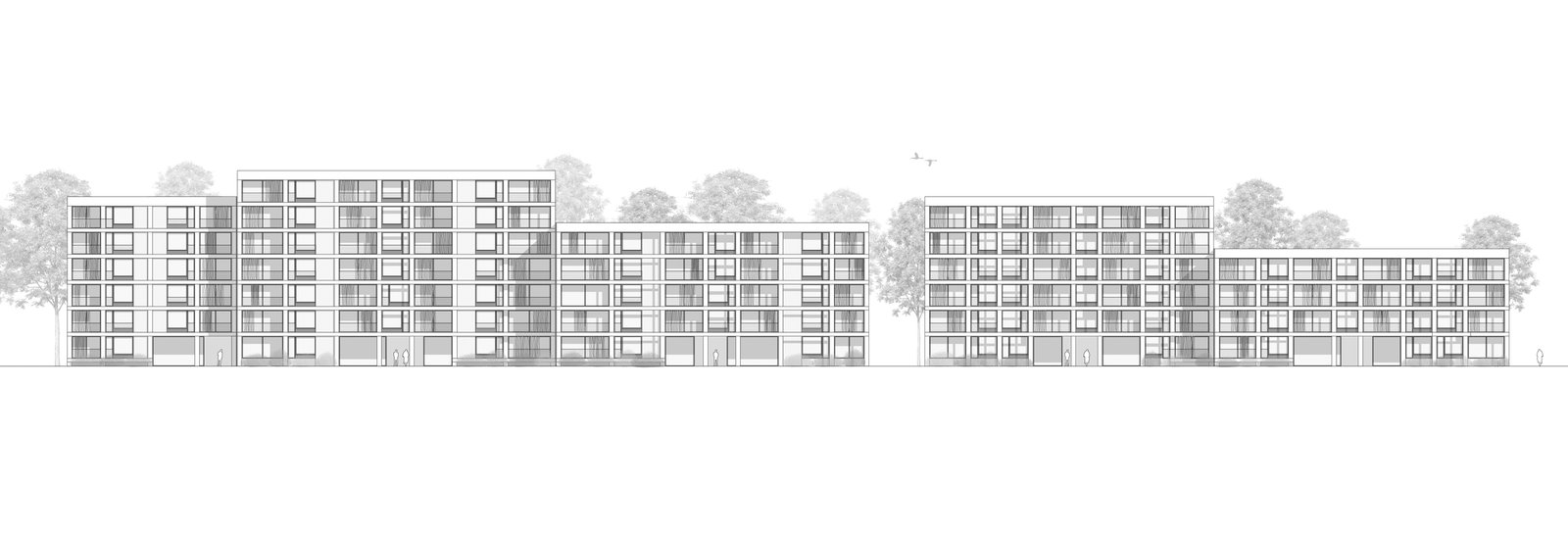 mlzd uwb Überbauung Uferweg Ansicht