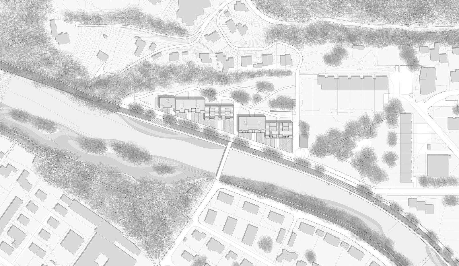 mlzd uwb Überbauung Uferweg Situation