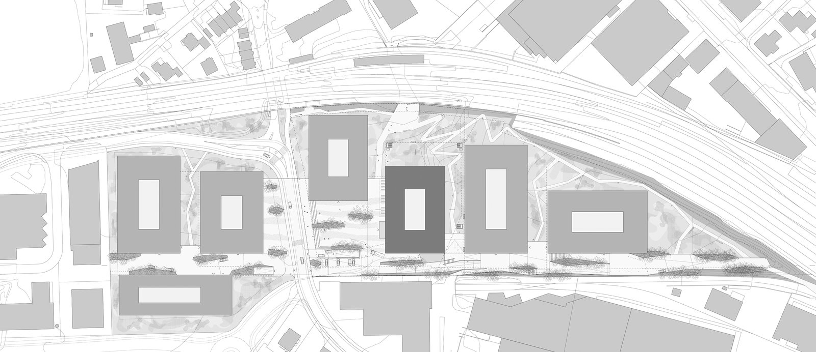 mlzd vmz Verwaltungsgebäude Meilen Situation