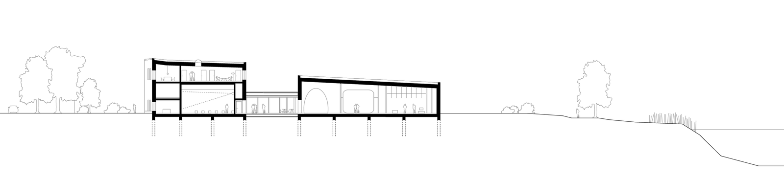 mlzd vos Zentrum Schweizer Vogelwarte Ansicht Ost
