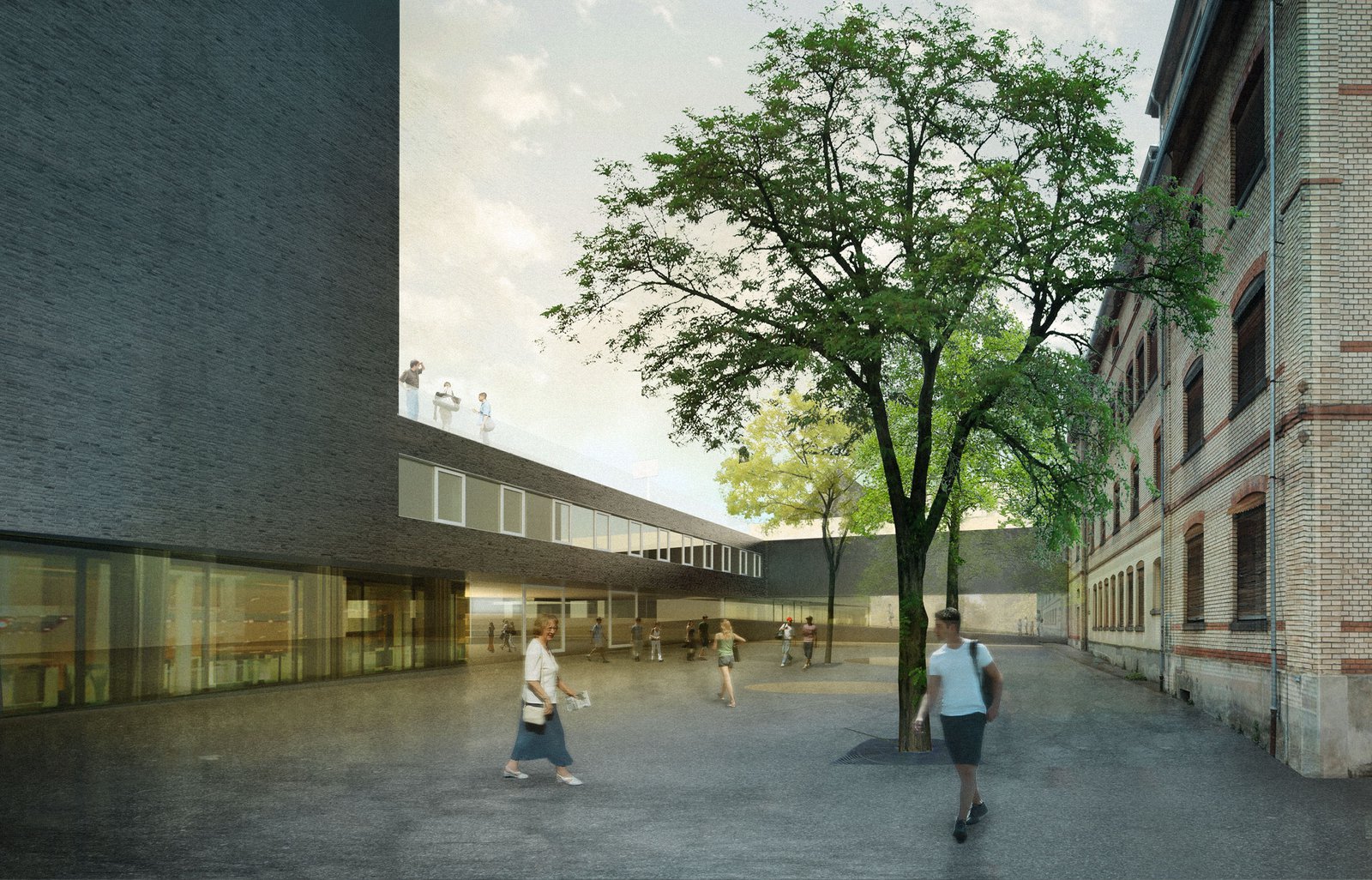 mlzd wfz Wirtschafts und Fachmittelschule aussen