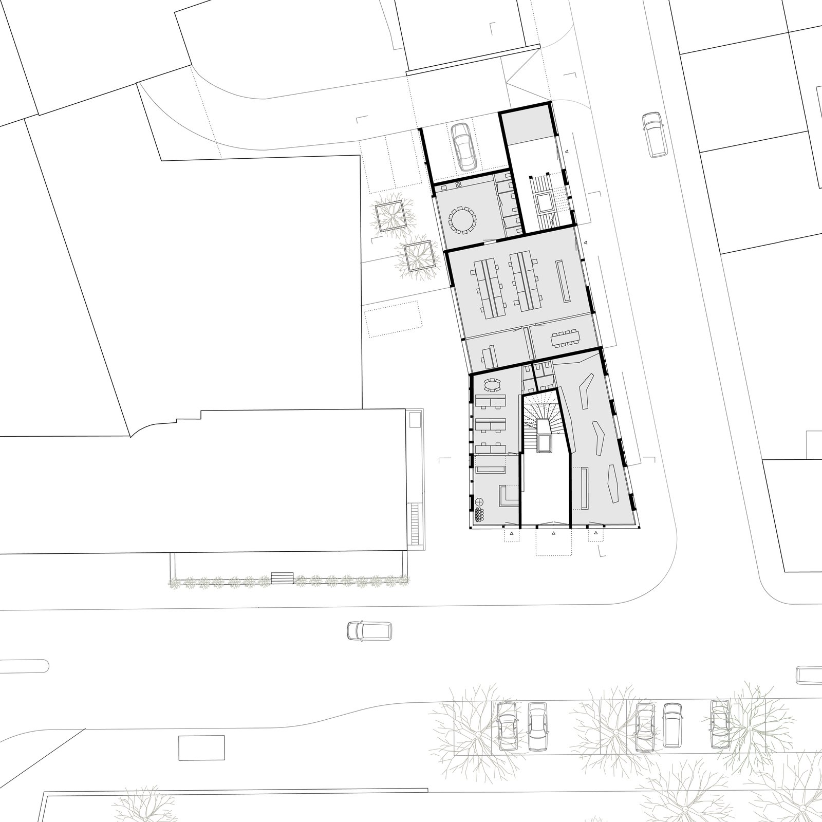 mlzd wgo Ersatzneubau Grundriss Erdgeschoss