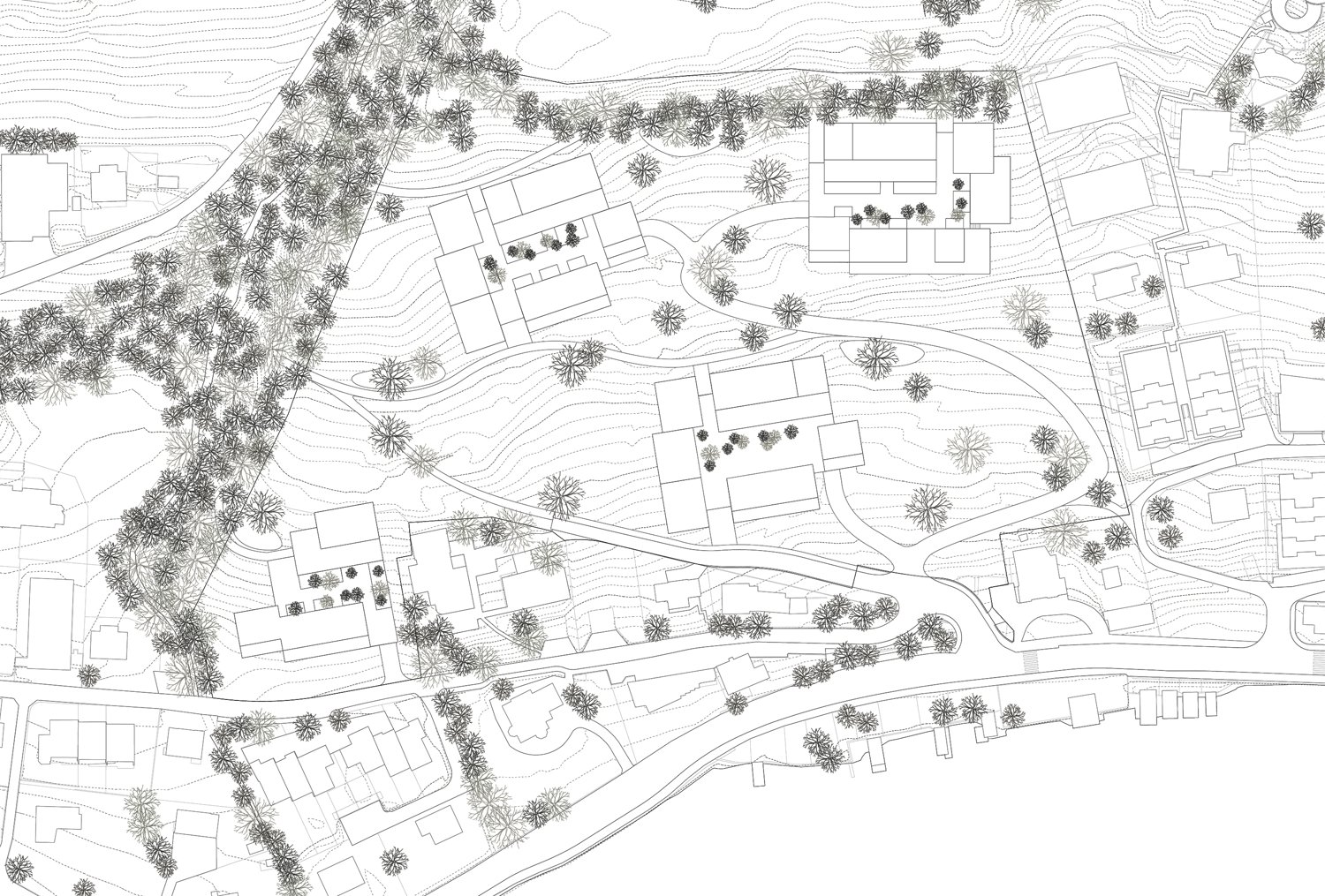 mlzd wlo Wohnüberbauung Lutisbach Situation