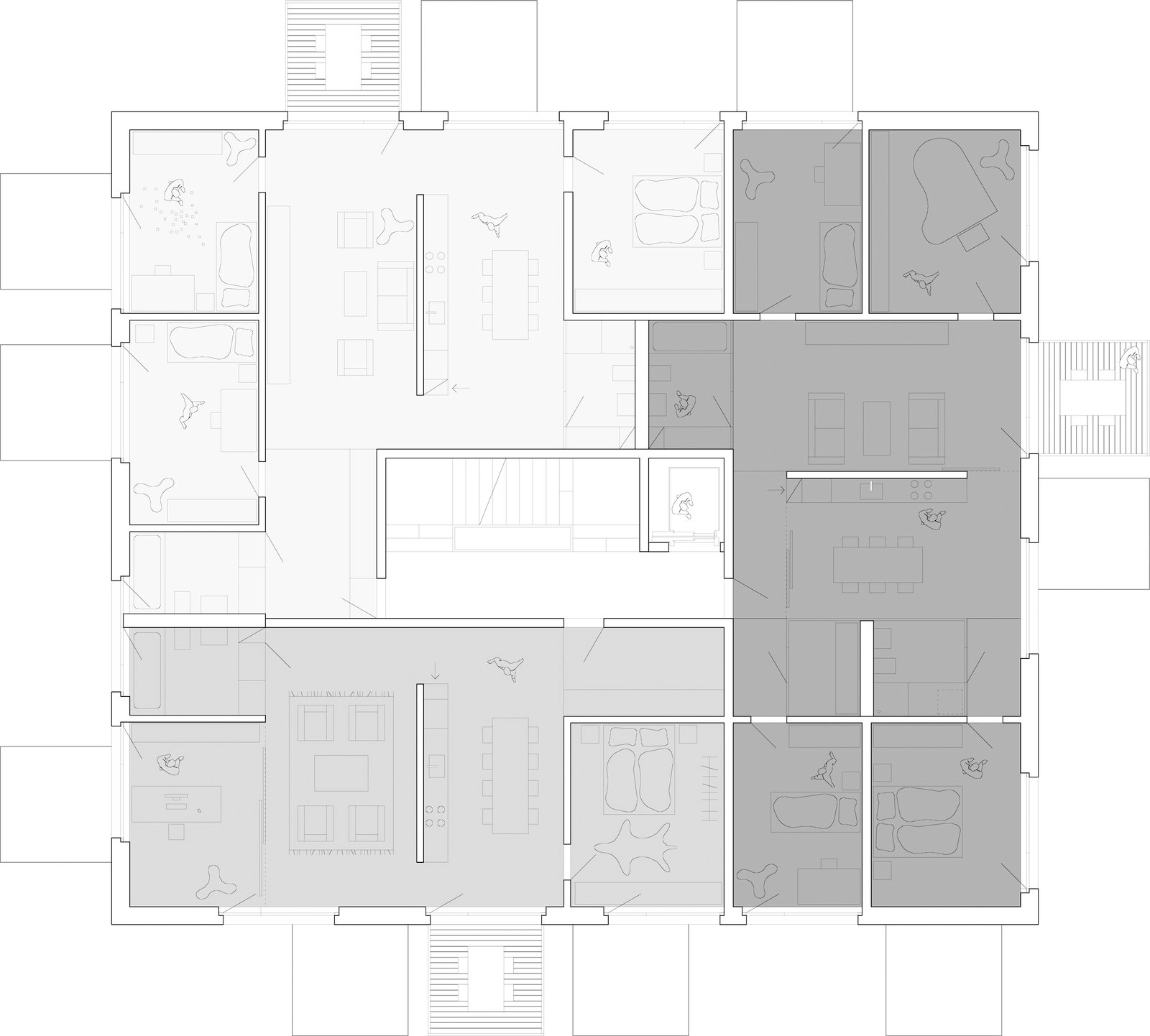 mlzd wzh Wohnsiedlung Rautistrasse Grundriss